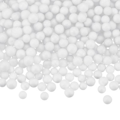 Foam Beads 30g 4-6mm White Mini Polystyrene Balls for DIY Crafts Wedding Party