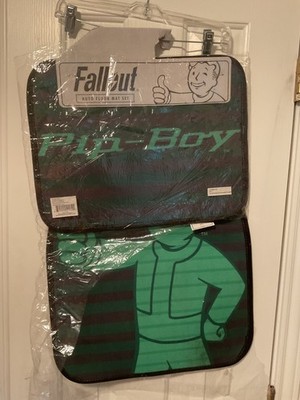 RARE Fallout Pip Boy Car Floor Mat Set Of 4 Limited Edition Vault Boy