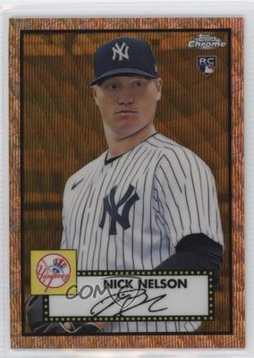 2021 Topps Chrome Platinum Anniversary 47/50 Nick Nelson #107 Rookie RC 12sq