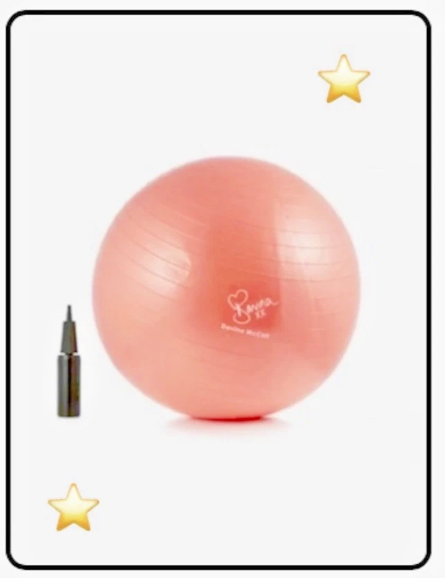 ⭐Moms Deal⭐Genuine⭐Davina McCall⭐Exercise Gym Yoga Swiss Fit Ball⭐Hand Pump 65cm - Image 3 of 4
