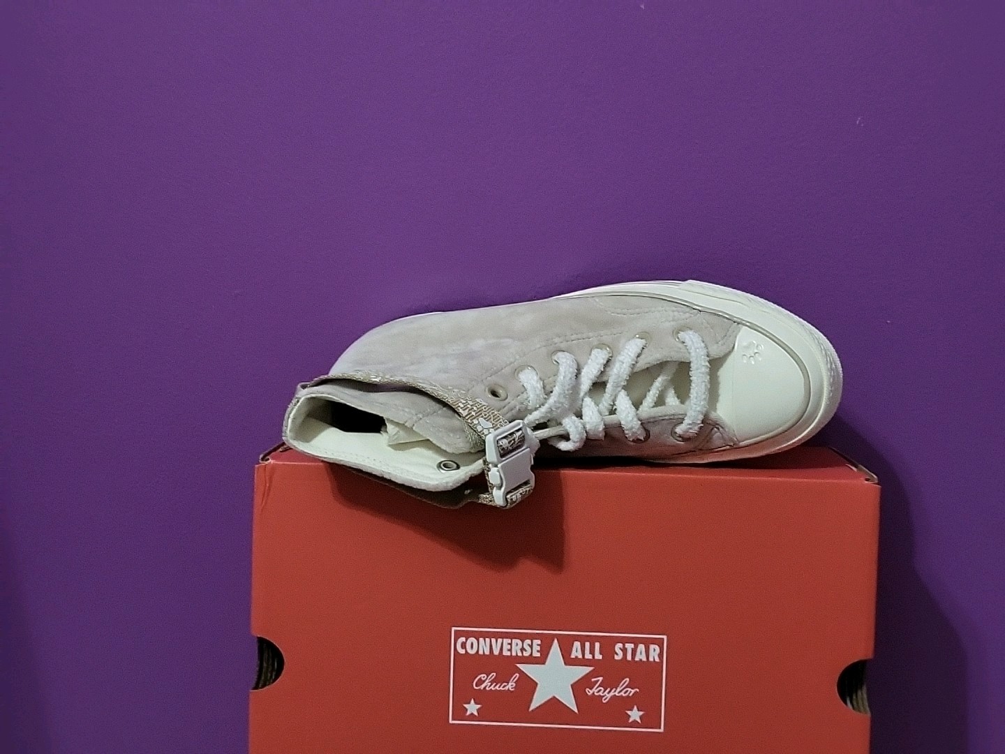 New Converse Chuck Taylor 70 Hi Stone Sz 8 Sneakers Women Shoes "Cat" Boots 💝 thumbnail 16