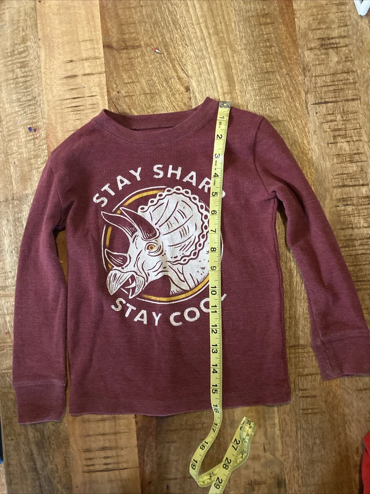 Pantalones de pijama TEA COLLECTION para niños talla 6, camisas de manga larga talla 5 Foto 2 de 4