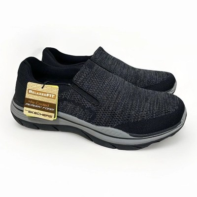 Skechers Men's Relaxed Fit Shoe Expected 2.0 Arago Casual 204000 Black Sz 11.5