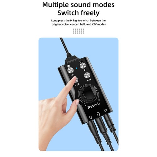 USB to 3 5mm External Audio Adapter with 7 1 Surround Sound for Laptops and PCs - Picture 2 of 17