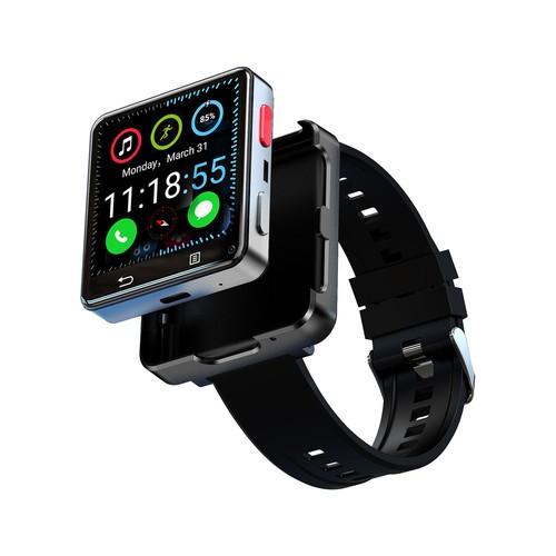 2.64" Larger Screen 4G Smart Watch Android 11 Dual Camera WIFI GPS 4+64GB - Picture 12 of 16