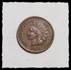 1867 INDIAN HEAD CENT Difficult Date Great Color Sharp VF+ / XF    #16D9