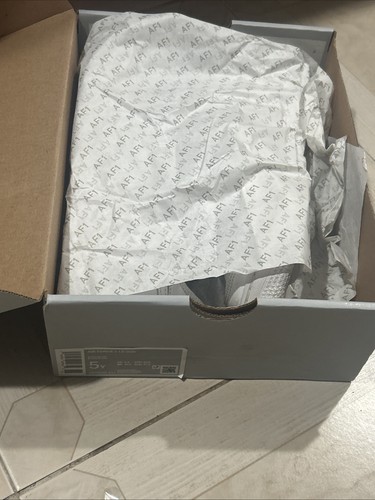 Nike Air Force 1 Low Triple White GS - 314192-117 Größe 5Y - Bild 6 von 6
