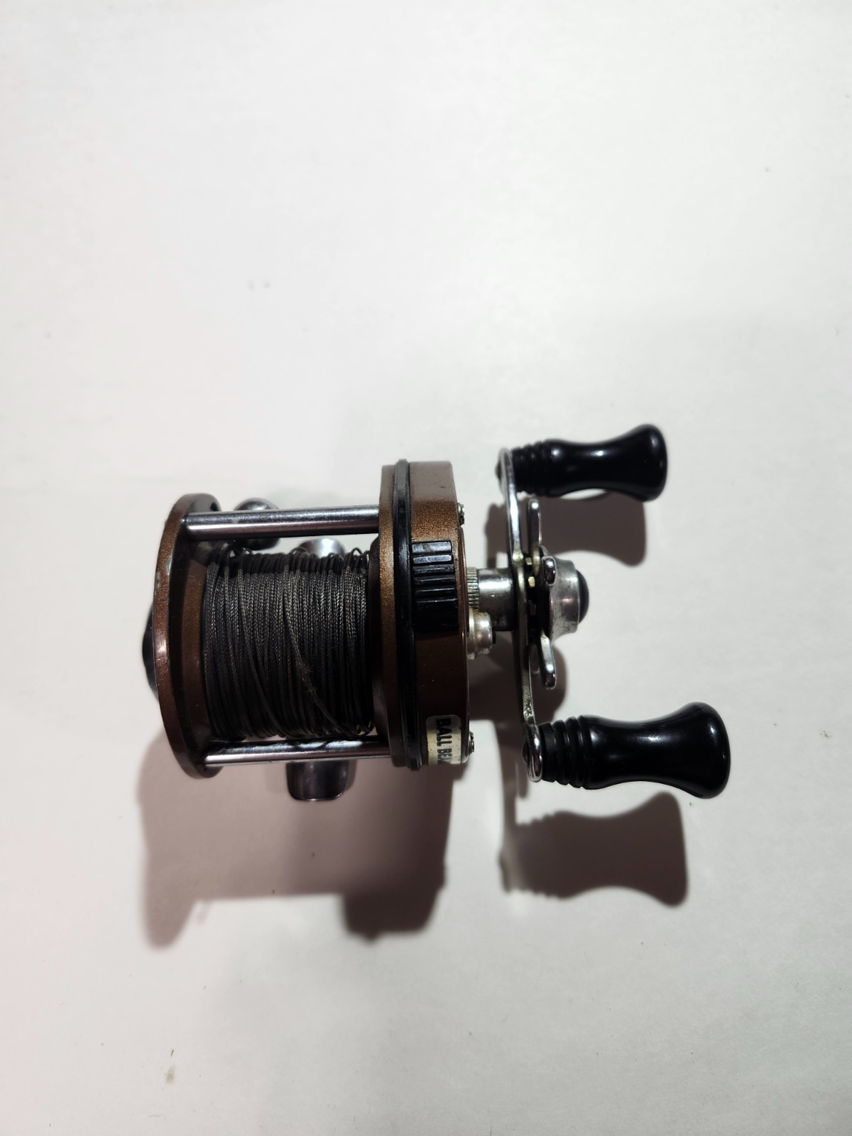 Vintage Rare Pflueger Brown Narrow Spool Supreme Model DF