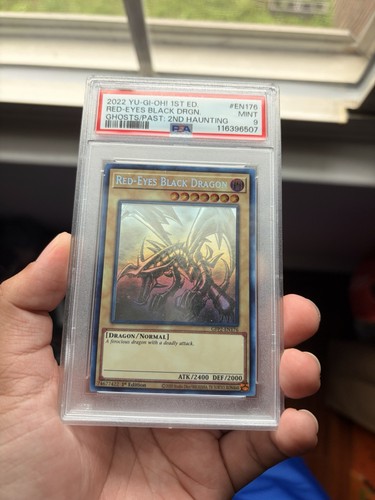 Red-Eyes Black Dragon (Ghost Rare) #GFP2-EN176 PSA 9