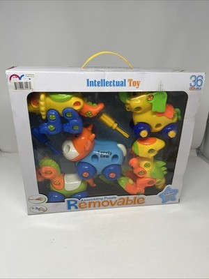 Build & Learn Farm Animals Take Apart Tool Buildable Stem Learn 36m+ Toys