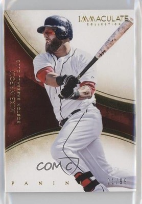 2014 Panini Immaculate 21/99 Mike Napoli #80 0d9