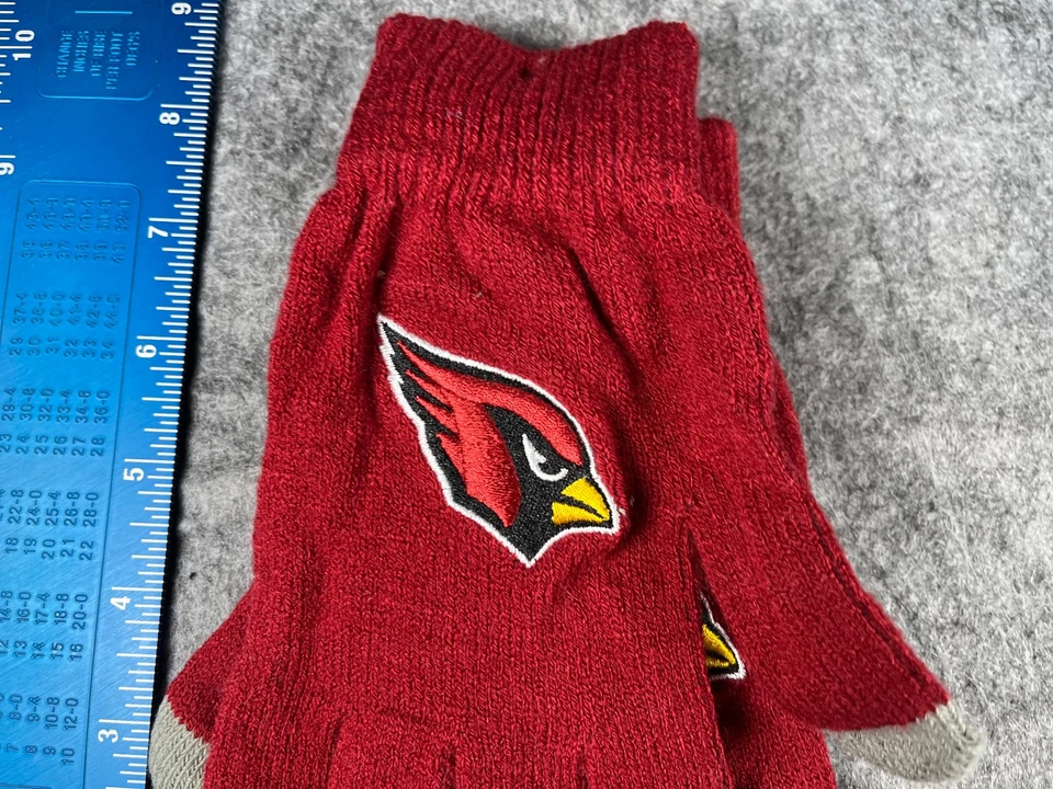 Arizona Cardinals Foco Gloves Adult One Size Red Acrylic Blend NFL Ski NEW - Image 3 of 4
