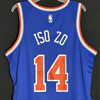Nike Allonzo Trier “Iso Zo” New York Knicks #14 Blue Nickname