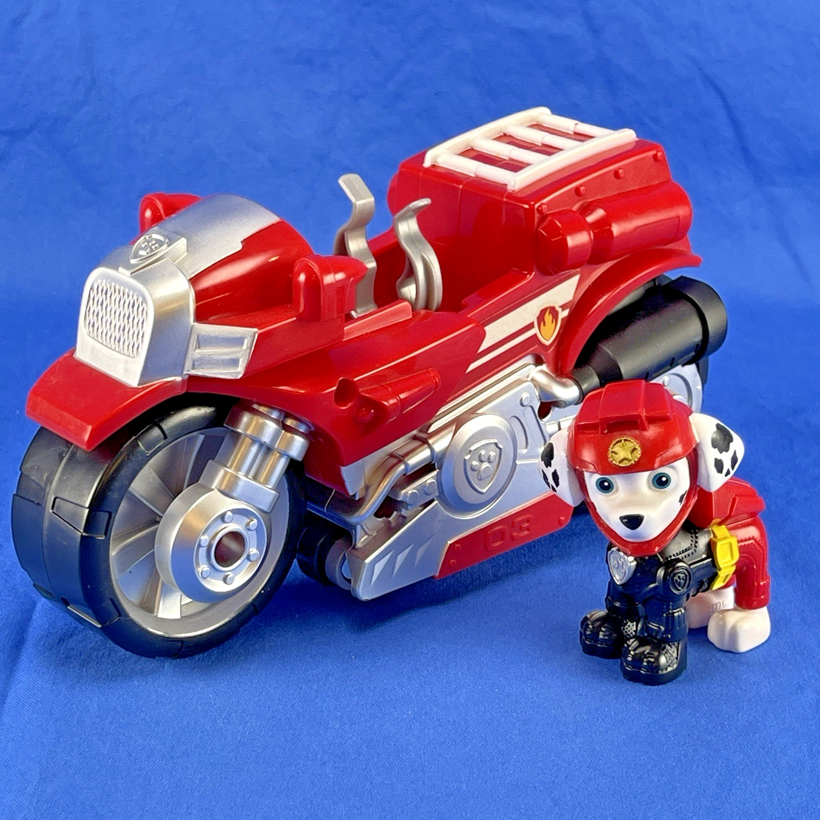 PAW Patrol Moto Pups Marshall Deluxe Pull Back Motorcycle - Free Shipping