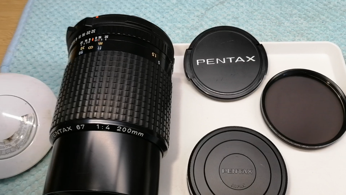 美品SMC Pentax 67 200mm f4 Late Model 67II PENTAX smc Pentax 67 200mm F4 Late Model Lens for 6x7 67II [Near