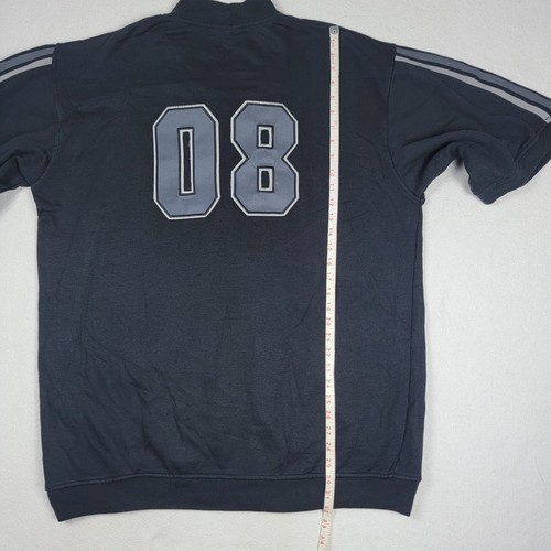 Felpa vintage 212 NYC New York #08 manica corta full zip Y2K pesante - Foto 12 di 13