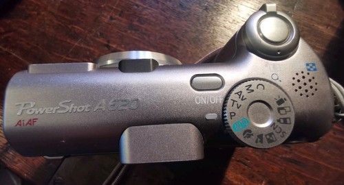Canon Digital Camera PowerShot A620 7.1MP Flip Screen Silver Retro. Antler Case - Picture 14 of 24