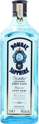 Bombay Sapphire London Dry Gin 40.0% 1 Liter