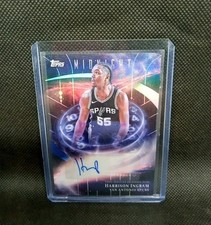 Harrison Ingram 2025-26 Topps Midnight  #SM-HI Moon Beam Stroke Of Midnight Auto