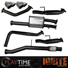 3.5"-3" Cat Back Exhaust For Silverado 1500 6.2L V8 Hotdog Chrome Tips A/Steel