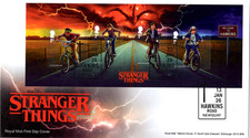 2025 GB STRANGER THINGS HAWKINS MINI SHEET FIRST DAY COVER 13.01.26