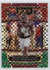 2022 Select Draft Picks Red & Green Squares Prizm 9/25 Jalen Wydermyer #19 0ud4
