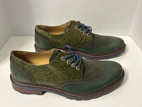 NEU 399 $. John Fluevog Guardian Angel NATHANIEL Double Wingtip Derby Schuhe 12,5 - Bild 9 von 24