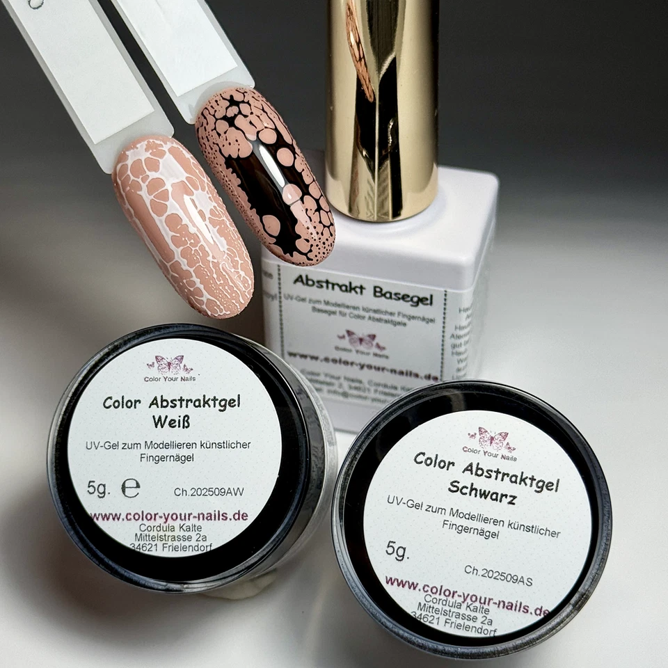 Color Abstraktgel – Nailart Farbgel in vielen Farben – Profi Nailart LEICHT - Bild 3 von 4