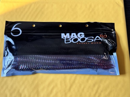 6th Sense MagBoosa 8.0 Shakey Worm 8” Blood Apple