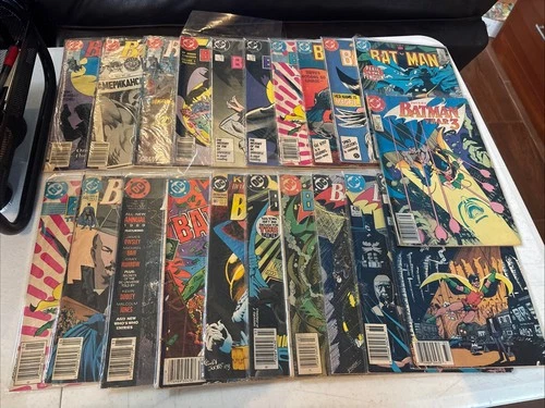 Batman DC Comics Lot of 21 Vintage and Rare Comic Books (1980-1990s)