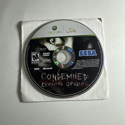 Condemned: Criminal Origins (Microsoft Xbox 360, 2005) TESTED Disc Only