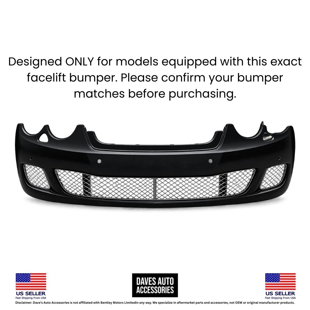 Bentley Flying Spur 2009-2013 Front Bumper grilles Set Chrome
