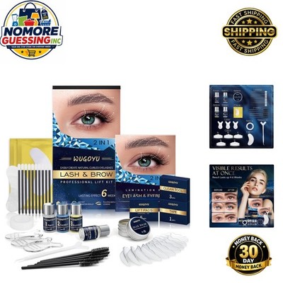Salon-Quality Eyelash & Brow Lift Kit   Upgraded Lasting Effect for 8 Weeks