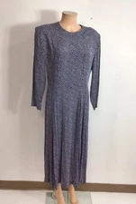 Cynthia Rowley Vintage Polka Dot Maxi Dress Womens 8