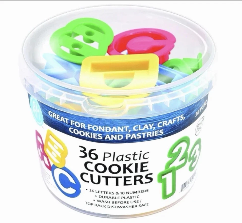 Juego de cortador de galletas R&M alfabeto, números y palo de galletas-vendedor de nosotros Foto 2 de 4