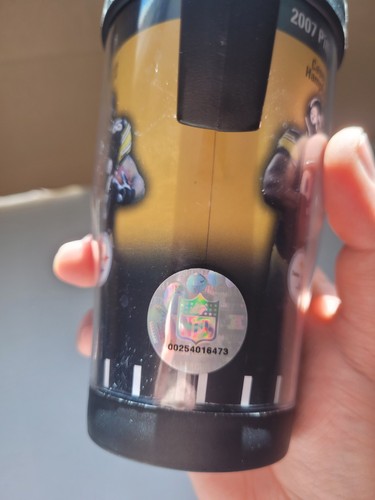 2007 Pittsburgh Steelers Travel Mug Roethlisberger, Polamalu, Ward, Etc.--No Lid - Picture 6 of 7