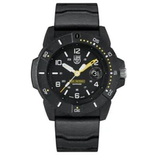 Luminox Men's Watch Navy Seal 3600 Series Quartz Black Dial Rubber Strap 3601