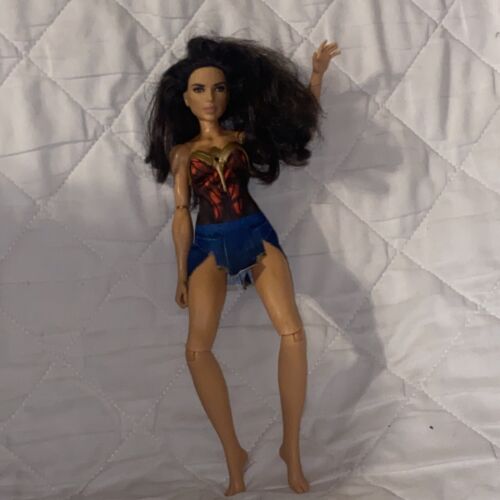 Barbie Mujer Maravilla Muñeca Desnuda Articulada Musculosa Superhéroe 2016 Como Se Muestra - Imagen 2 de 15