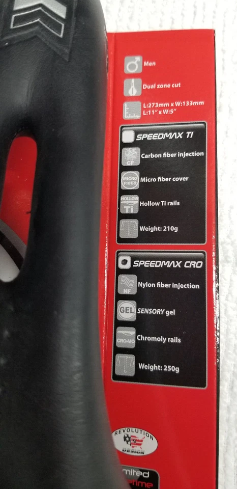 Седло велосипеда RavX с хромомолибденовыми направляющими и рельефным вырезом - Изображение 2 из 3