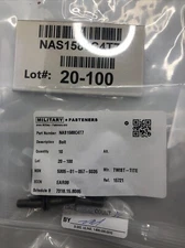 (10) Twist Tite Bolt NAS1580C4T7 1/4-28 , 27/32” Long (Pack of 10)