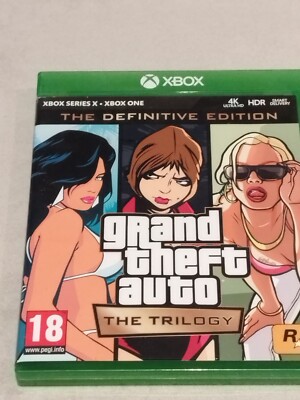 Grand Theft Auto Trilogy Vice City San Andreas Xbox One X S