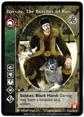 Darvag, The Butcher of Rus Tzimisce Third Edition V:TES VTES Vampire CCG
