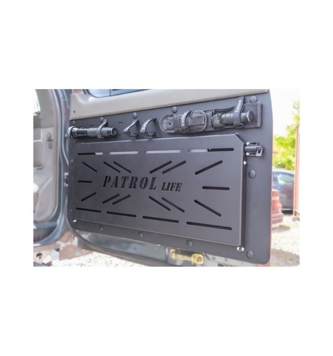 Custom Upholstery Rear Door Table for Nissan Patrol Y60 - organizer - Picture 6 of 11