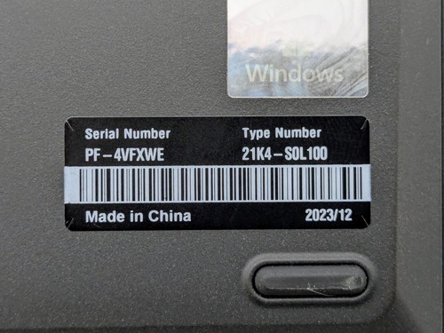 LENOVO ThinkPad T14 Gen 4 14" FHD+ Touch RYZEN 5 PRO 7540U 512GB SSD 16GB W11P - Afbeelding 15 van 15