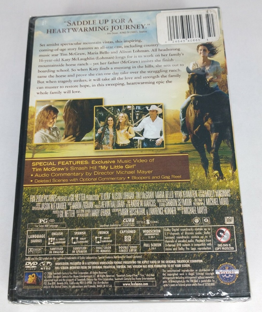Flicka DVD 2006 20th Century Fox New 24543406655| eBay