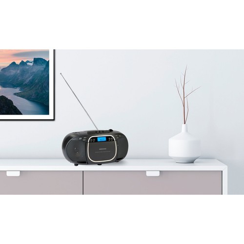 Medion MD44176 E66476 CD-Player Radio Kassettenspieler Boombox Tragbar USB Retro - Picture 6 of 75