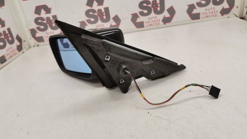 BMW 318 3 SERIES ESTATE 99-01 n/s near passenger left wing door mirror black - Picture 6 of 12