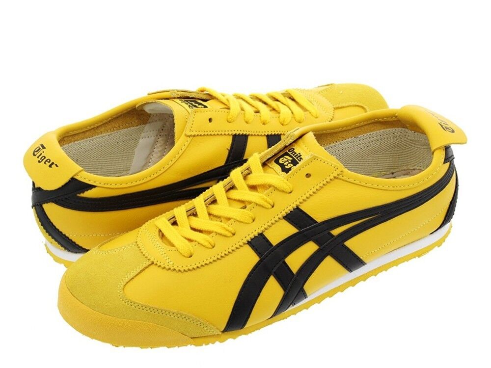 NEW Onitsuka Tiger MEXICO 66 Yellow/Black THL202 Shoes from NEW Onitsuka Tiger MEXICO 66 Yellow/Black THL202 Shoes from