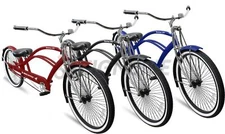 26" Lowrider Beach Cruiser Chopper Bicycle Coaster Brake Stainless Steel Spokes
