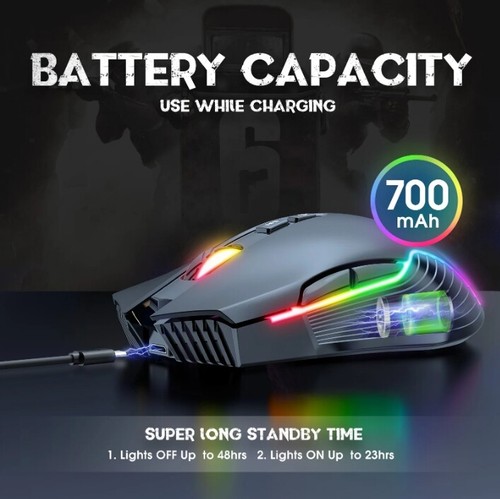 ONIKUMA CW905 Rechargeable Wireless Gaming Mouse Ergonomic Design Adjustable DPI - Picture 11 of 27